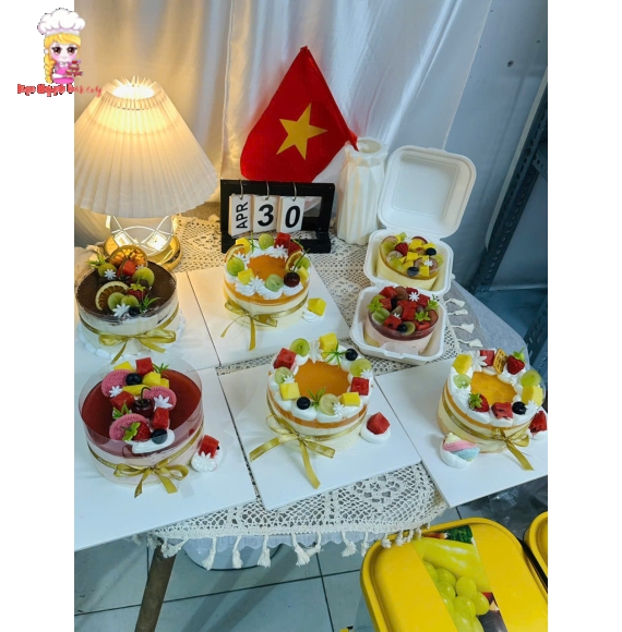 Bánh mousse đủ vị dâu ,xoài