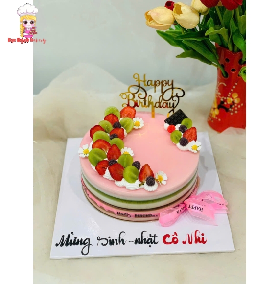 Bánh kem rau mừng sinh nhật ở quận 4
