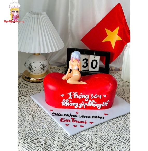 Bánh kem rút tiền ghế tình yêu ở tân phú