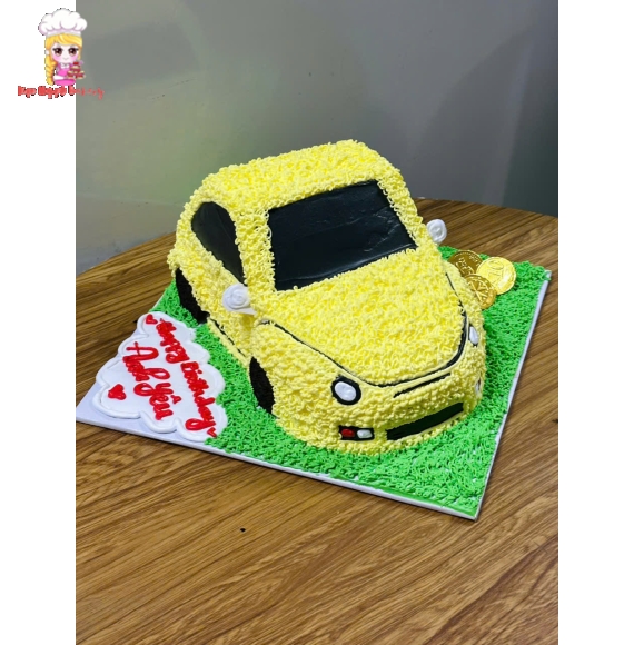 Bánh kem ô tô dành cho bé trai