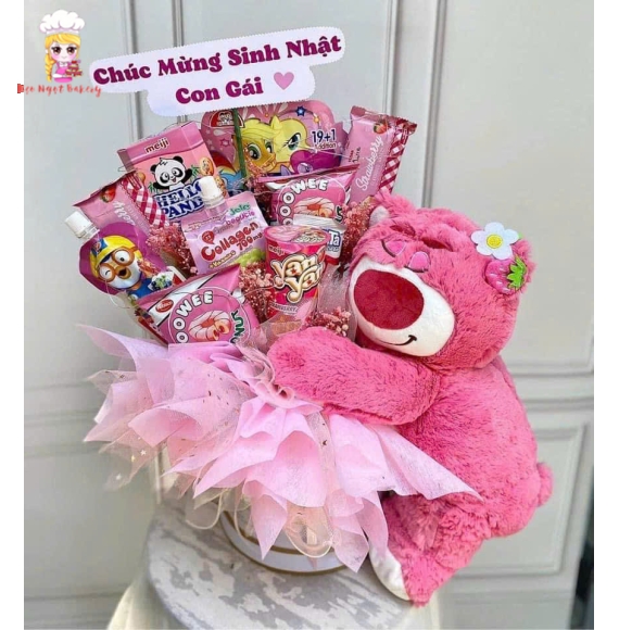 Sét bánh kẹo tặng con gái yêu