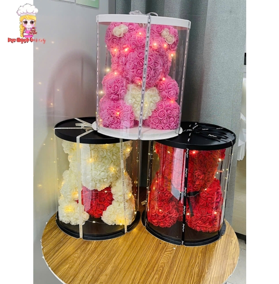 Hộp gấu hoa sáp