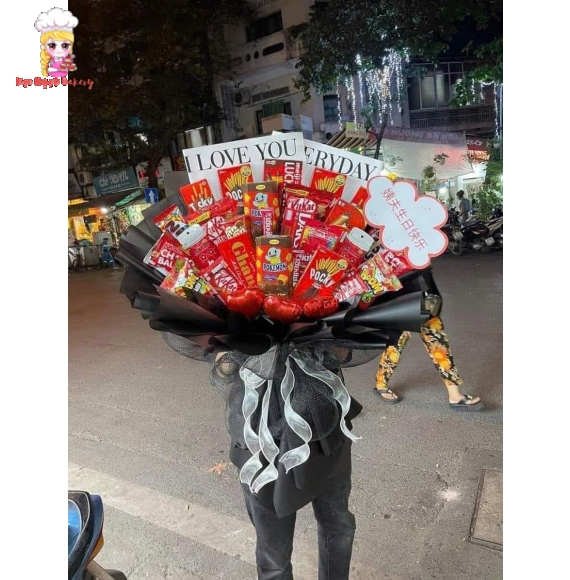 Sét quà bánh kẹo mừng tốt nghiệp khổng lồ