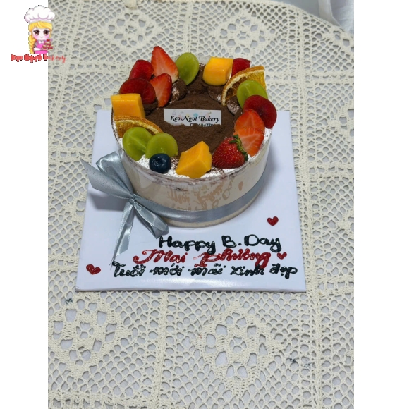 Bánh tiramisu tặng sinh bạn thân