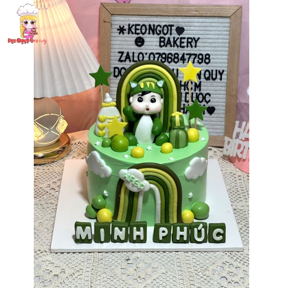 Bánh kem thôi nôi dành cho bé trai