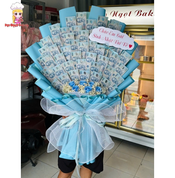 Hoa tiền 20k tặng em gái mẫu hot 2025