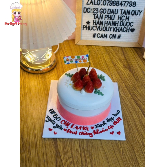Bánh kem chúc mừng sinh nhật chị -giao bánh kem tân phú