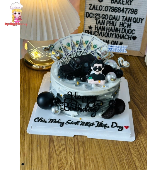 Mẫu bánh kem hot dành cho nam 