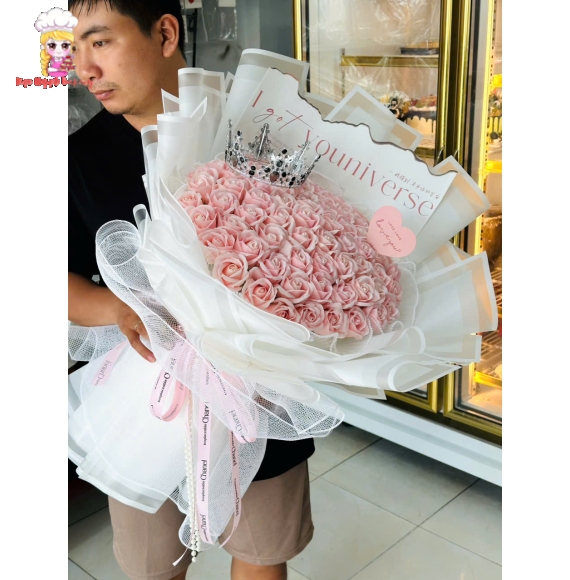Mẫu mới Bó hoa sáp tặng ngày lễ giao nhanh ở thủ đức