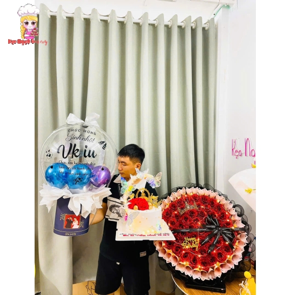 Combo 3 món bánh kem rút tiền đô
