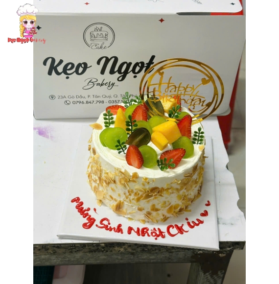 Bánh kem bắp hạnh nhân