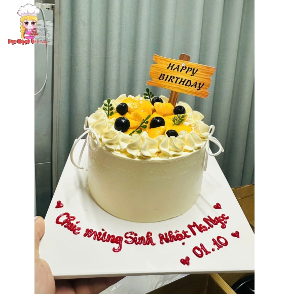 Bánh kem bắp ở tân phú tặng chị gái