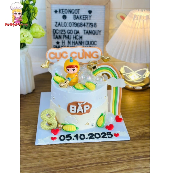 Bánh kem rút tiền dành cho bé trai 