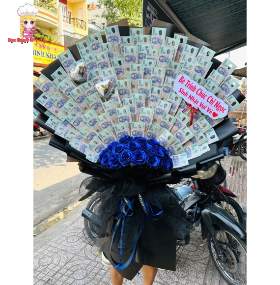 Bó hoa tiền 500k -tại kẹo ngọt bakery