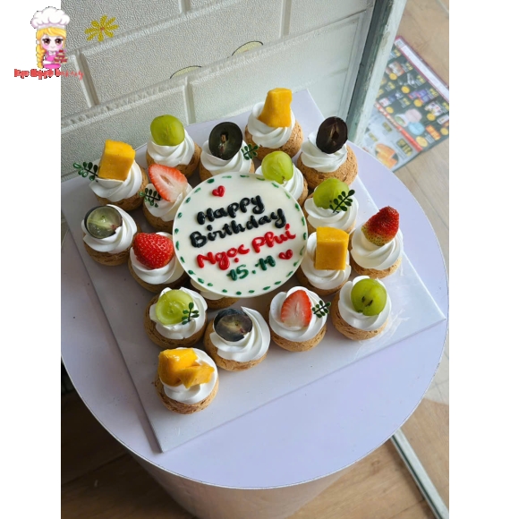 Bánh su dai mừng lễ 20/11 dành tặng thầy cô giáo-kẹo ngọt