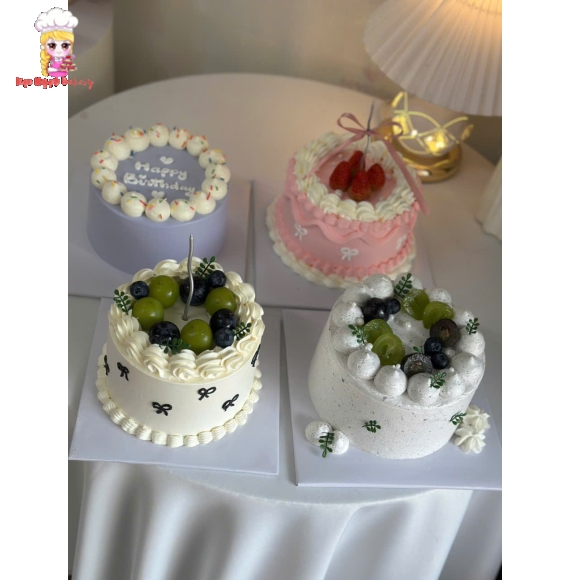 Bánh Kem hàn quốc đơn trái cây tại kẹo ngọt