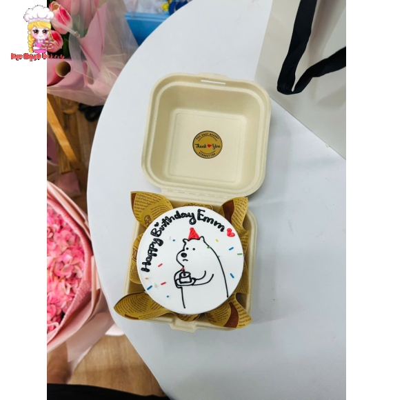 Bánh Kem hàn quốc đơn vẻ hình chibi