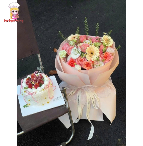 Combo hoa và bánh siêu hot 2025 tặng người yêu