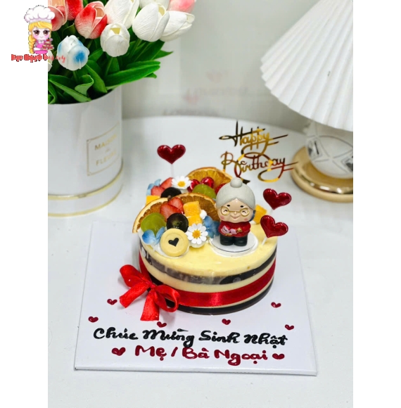 Mẫu bánh kem rau câu hot 2025 tặng mẹ yêu