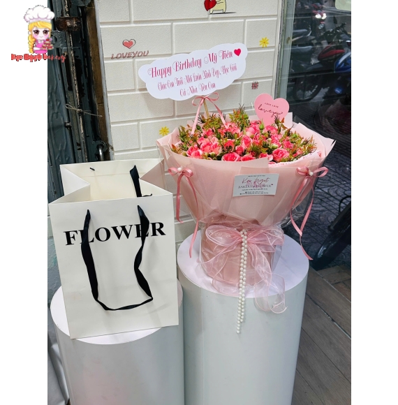 Hoa lụa Sophia hot tại tphcm