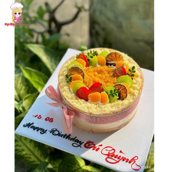 Bánh bông lan trứng muối tặng bạn thân