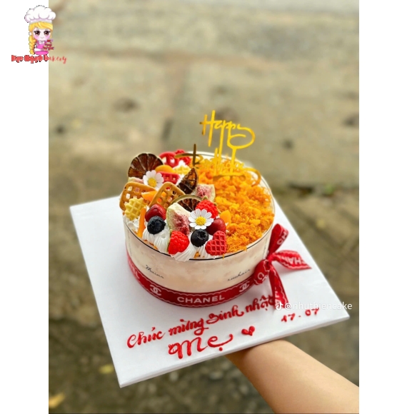 Bánh bông lan trứng muối tặng mẹ