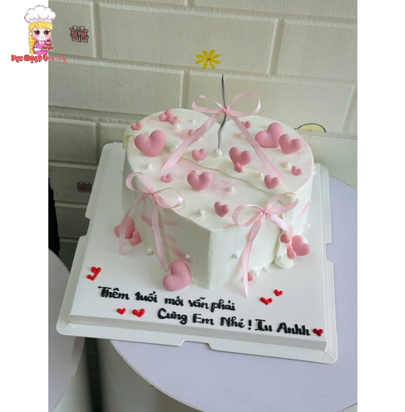 Mẫu bánh kem dành cho nữ hot 