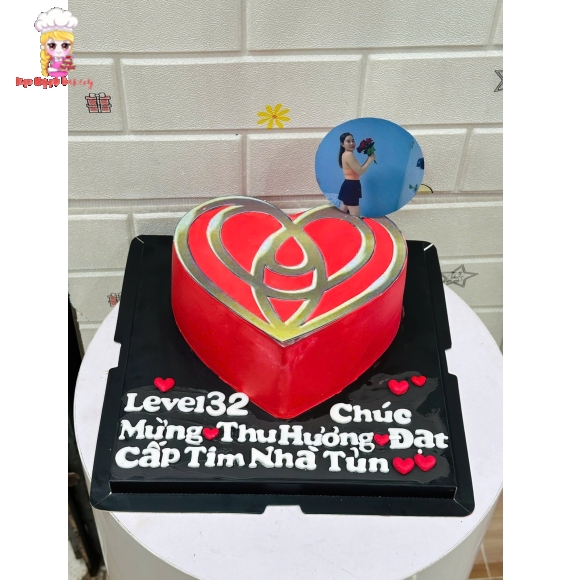 Bánh kem dành cho idol live tik tok lên level 32