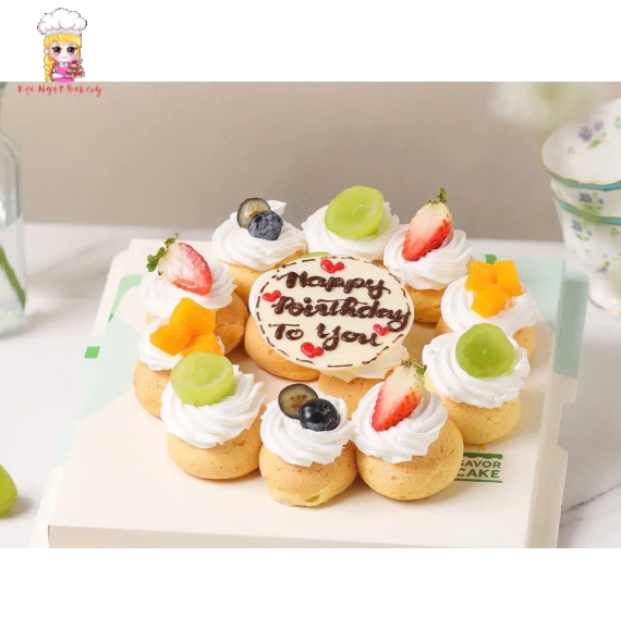 Bánh Su kem kết hợp bánh sinh nhật hot 2026