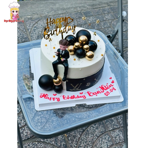 Bánh kem dành tặng nam mẫu bánh cao cấp