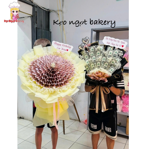 Bó hoa tiền cao cấp tại Kẹo Ngọt 