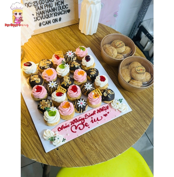 Bánh su dai mừng sinh nhật mẹ yêu 